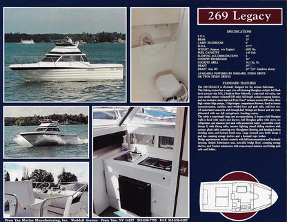 Penn Yan 299 Persuader / 269 Legacy Brochure