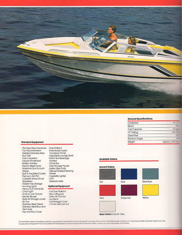 Monterey 1900 Bowrider Brochure