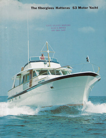 Hatteras 53 Motor Yacht Brochure