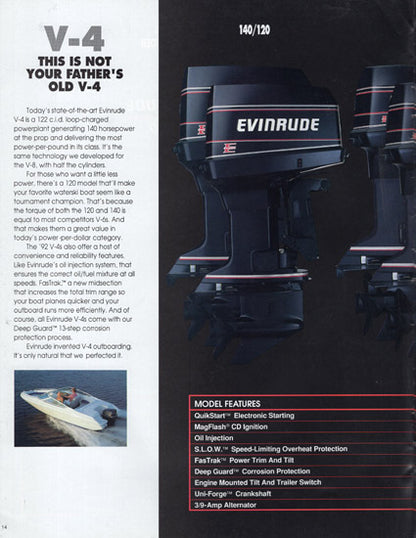 Evinrude 1992 Outboard Brochure