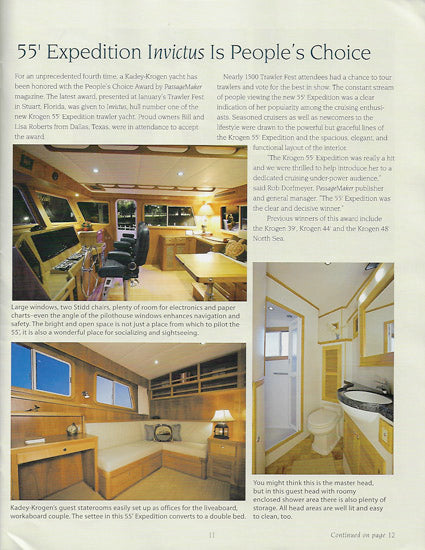 Kadey Krogen Waypoints Newsletter - Summer 2009