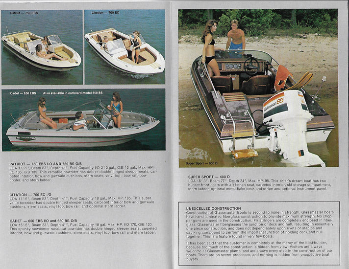 Glassmaster 1982 Brochure