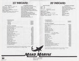 Mako 1978 Price List