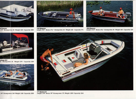 Smoker Craft 1989 Poster Brochure