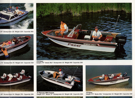 Smoker Craft 1989 Poster Brochure