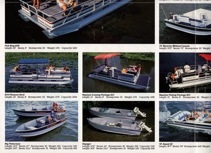 Smoker Craft 1989 Poster Brochure
