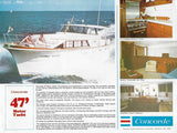 Concorde 47 Sport Fisherman / Motor Yacht Brochure