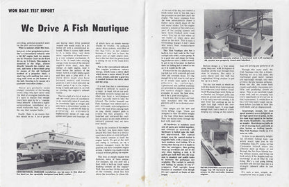 Correct Craft Fish Nautique Western Boating Magazine Reprint Brochure