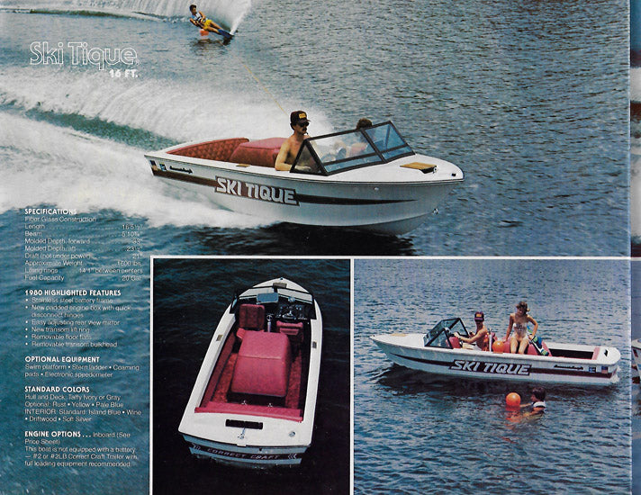 Correct Craft 1980 Ski Nautiques Brochure