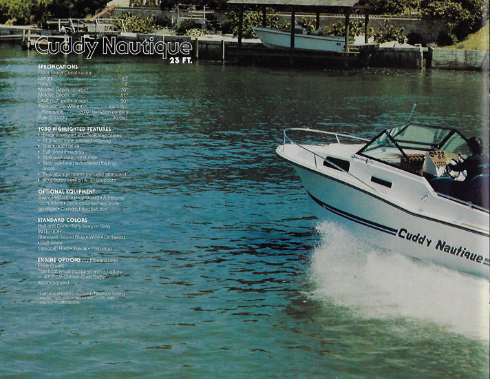 Correct Craft 1980 Ski Nautiques Brochure