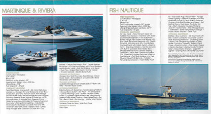 Correct Craft 1987 Nautiques Full Line Brochure