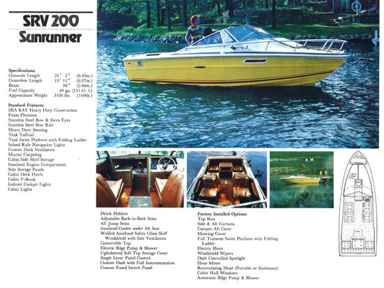 Sea Ray 1978 Brochure
