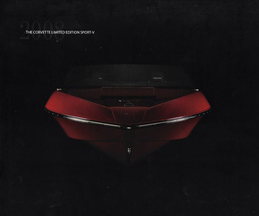 Malibu Corvette Limited Edition Sport-V Brochure