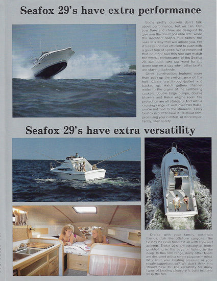 Sea Fox 29 Brochure