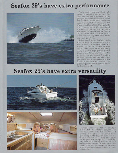 Sea Fox 29 Brochure