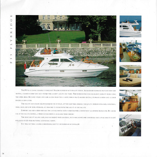 Sealine 2000 Specification Brochure