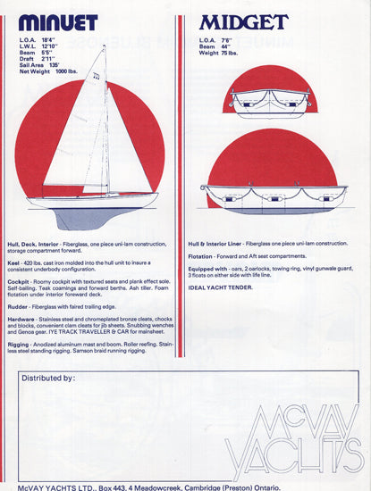 McVay Yachts 1976 Brochure
