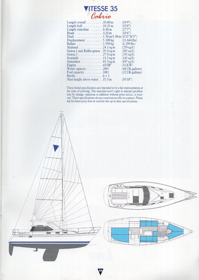 LM Vitesse Cabrio 33 & 35 Brochure