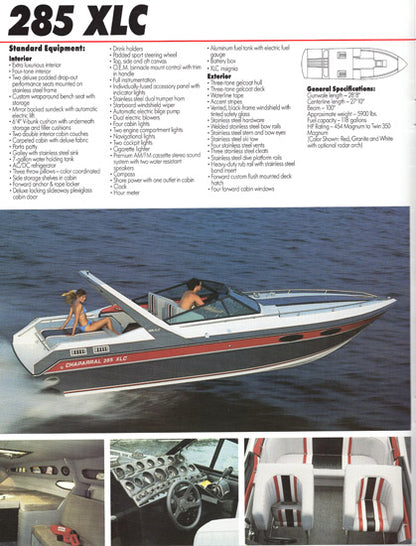Chaparral 1987 Brochure