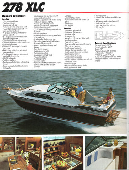 Chaparral 1987 Brochure