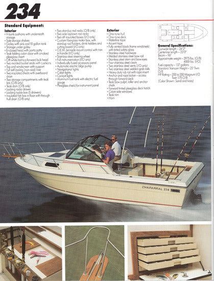 Chaparral 1987 Brochure