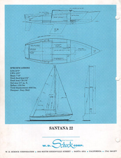Santana 22 Brochure