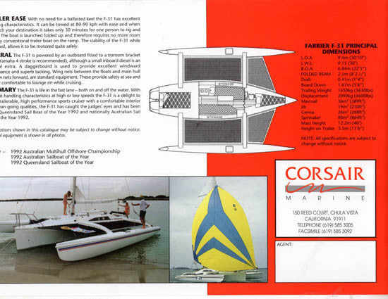 Corsair F-31 Brochure