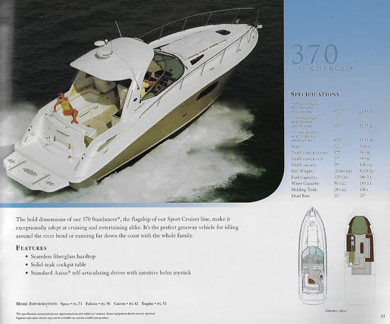 Sea Ray 2010 Sport Cruisers Brochure
