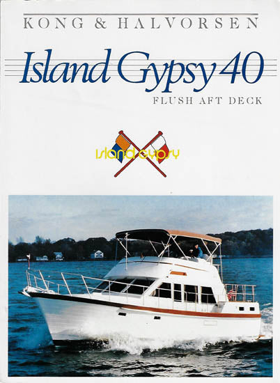 Island Gypsy 40 Flush Aft Deck Motor Cruiser Brochure