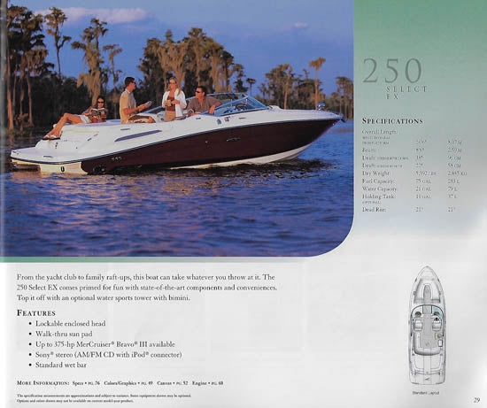 Sea Ray 2010 Sport Boats Brochure