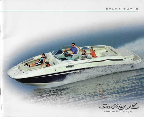 Sea Ray 2010 Sport Boats Brochure