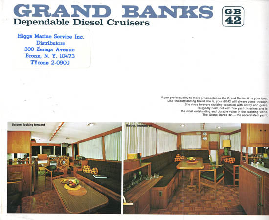 Grand Banks 42 Brochure