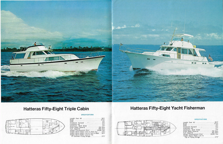 Hatteras 1970s Brochure