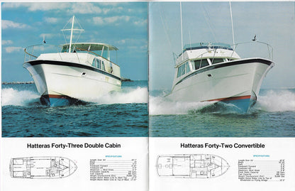 Hatteras 1970s Brochure