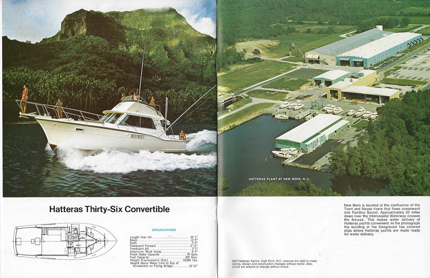 Hatteras 1970s Brochure