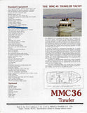 Overseas Miracle PT 36 Trawler Brochure