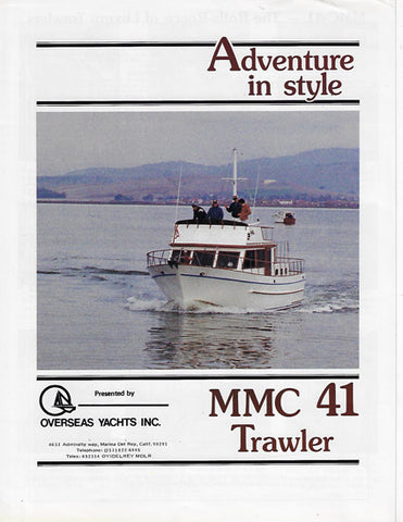 Overseas Miracle MMC 41 Trawler Brochure