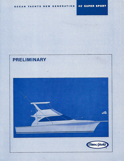 Ocean 42 Super Sport Brochure
