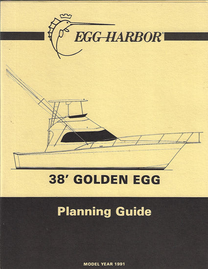 Egg Harbor Golden Egg 38 Specification Brochure