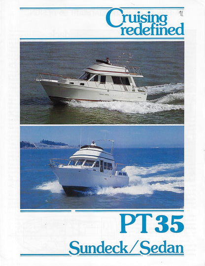 PT 35 Sundeck / Sedan Brochure