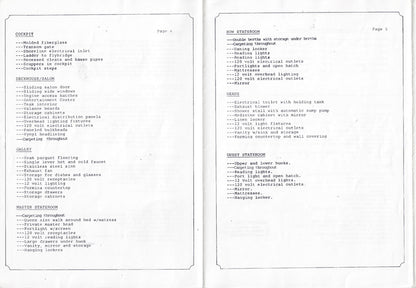 Hylas 53 Convertible Specification Brochure