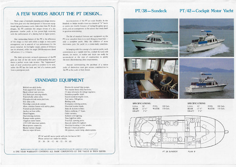 PT Yachts Brochure