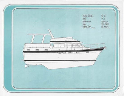 Spindrift 40 Motor Yacht & Trawler Brochure