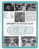 Spindrift 40 Motor Yacht & Trawler Brochure