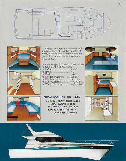 Nova Galaxy / Embassy 44 Sedan Brochure