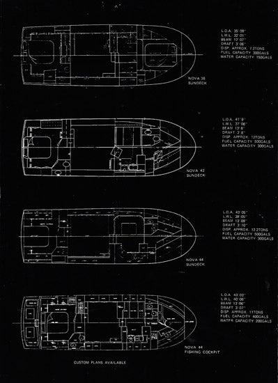Nova Sundeck / Fishing Cockpit Brochure