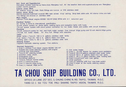 CT 34 / CT 38 Trawler Brochure