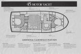 Carver 45 Californian Motor Yacht Specification Brochure