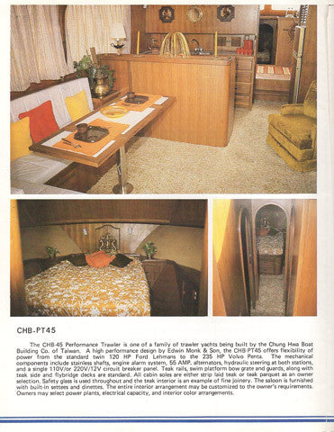 CHB 45 Long Range Trawler Brochure