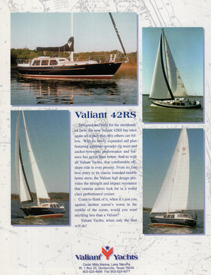 Valiant 42 Raised Salon Brochure